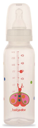 Bebedor Desenli PP Biberon 250ML (Kod:24302) - Kırmızı