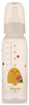 Bebedor Desenli PP Biberon 250ML (Kod:24302) - Sarı