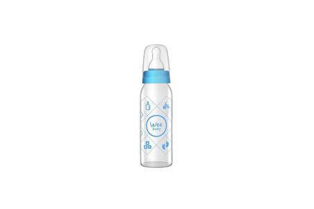 Wee Baby Cam Biberon 250ML (Kod:876) - Mavi