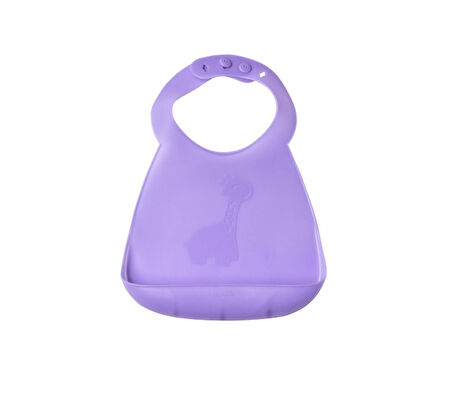 Wee Baby Prime Silikon Mama Önlüğü (Kod-927) - Mor