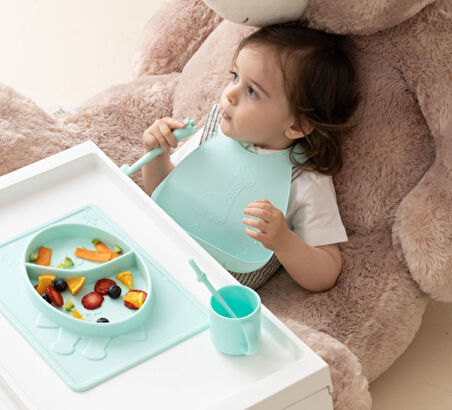 Wee Baby Prime Silikon Mama Önlüğü (Kod-927) - Pembe