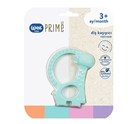Wee Baby Prime Silikon Diş Kaşıyıcı (Kod:928) - Turkuaz