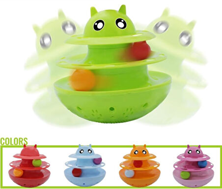 Nunbell Mama Ödül Hazneli Yatmaz Kedi Köpek Oyuncağı