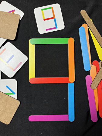 Renkli Sayı Stikleri – Eğlenceli Matematik Oyunu!