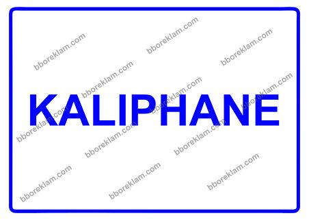 Kalıphane Uyarı Levhası