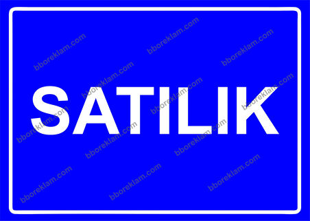 Satılık Uyarı Levhası