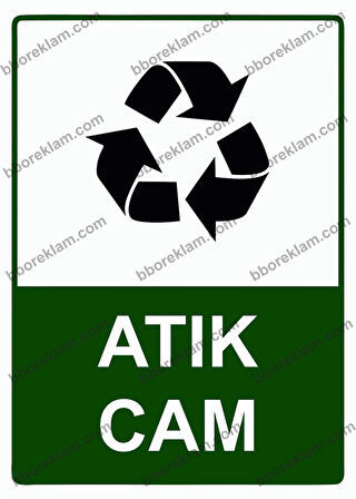 Atık Cam Uyarı Levhası