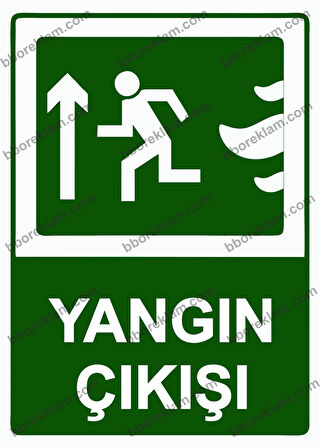 Yangın Çıkışı Uyarı Levhası