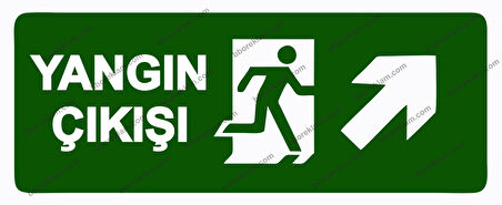 Yangın Çıkışı Uyarı Levhası