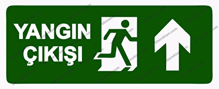 Yangın Çıkışı Uyarı Levhası