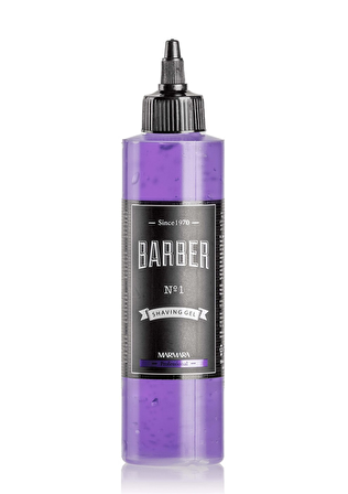 Barber Shaving Gel 250ml Sıkma Pet Şişe No 1 