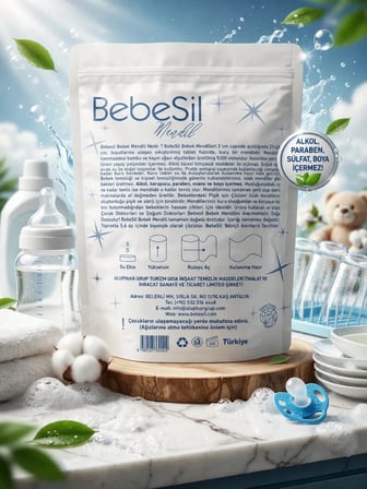 BebeSil Sıkıştırılmış Bebek Mendili 1000 Adet