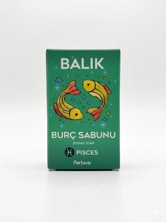 Balık Burç Sabunu Doğal El Yapımı 100g-9 adet