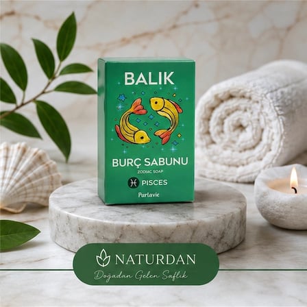 Balık Burç Sabunu Doğal El Yapımı 100g-6 adet
