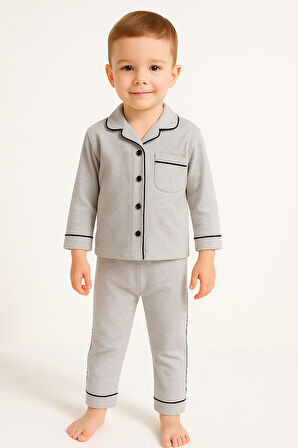 Unisex Bebek Alt Üst Pijama Takım-Grimelanj | 3-6 ay