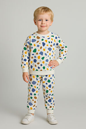 Renkli Bebek&Çocuk Pamuklu 2'li Alt Üst Takım-Çok Renkli | 6 Yaş
