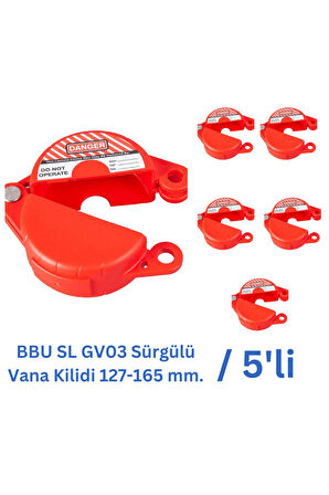 BBU SL GV03 Sürgülü Vana Kilidi 127 -165mm - 5 Adet