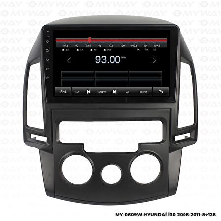 Araç Multimedya Hyundai İ30 Android 12 Carplay 4Gb Ram + 64Gb Hdd 2008-2011 Navigasyon Ekran MYW