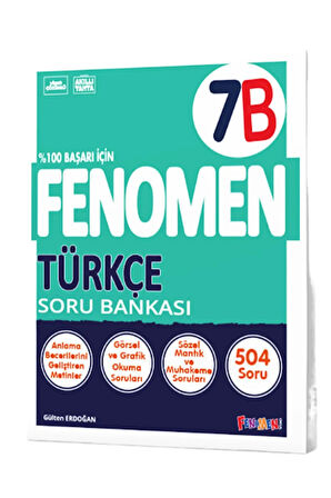 7.Sınıf Fenomen Türkçe B Soru Bankası + Paragraf B Soru Bankası