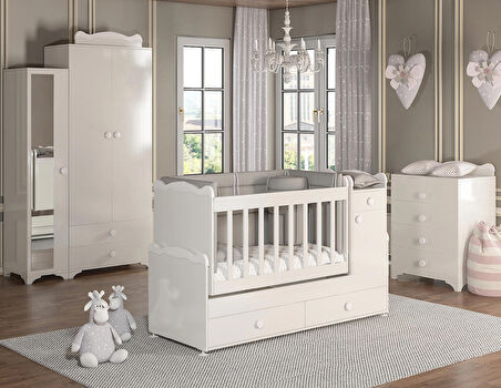 PATİKO BBY 950 BABYSUN 3 KAPILI DOLAPLI BEBEK ODASI TAKIMI