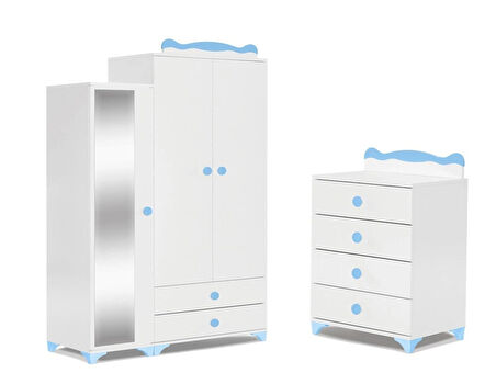 PATİKO BBY 950 BABYSUN 3 KAPILI DOLAPLI BEBEK ODASI TAKIMI