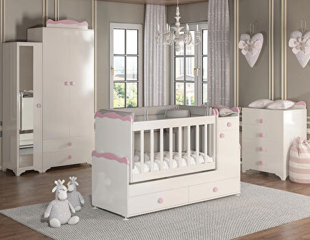 PATİKO BBY 950 BABYSUN 3 KAPILI DOLAPLI BEBEK ODASI TAKIMI