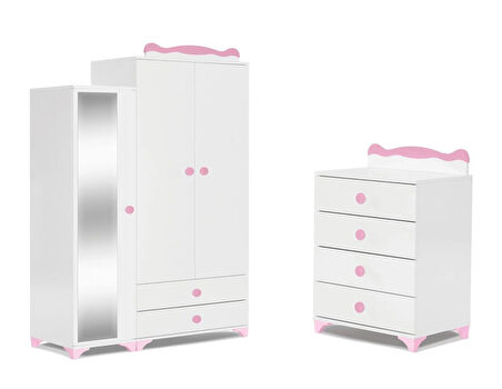 PATİKO BBY 950 BABYSUN 3 KAPILI DOLAPLI BEBEK ODASI TAKIMI