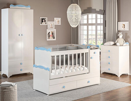 PATİKO BBY 970 BABYSUN 2 KAPILI DOLAPLI BEBEK ODASI TAKIMI