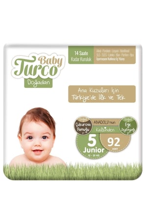 Doğadan Bebek Bezi Junior 5 Numara 92'li