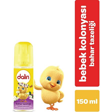 BAHAR TAZELİĞİ BEBEK KOLONYASI 150 ML DALİN