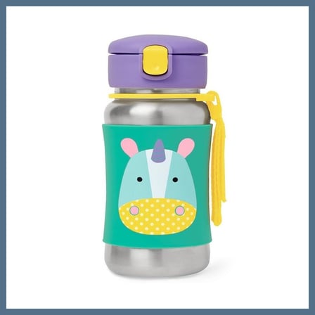 BuradaBulabilirsin Zoo Pipetli Paslanmaz Çelik Suluk 350 ml Unicorn · Renk: Unicorn BBZ