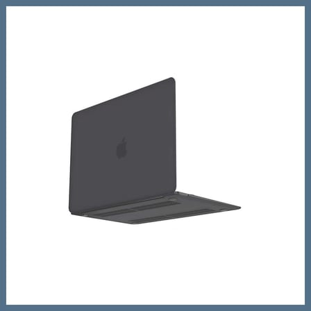 BuradaBulabilirsin Macbook Pro 14.2 2021 Macbook Buzlu Kapak - Füme BBZ