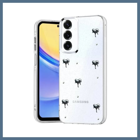 BuradaBulabilirsin Samsung Galaxy S24 FE Uyumlu Fiyonk Desenli Kapak - Desen 1 BBZ
