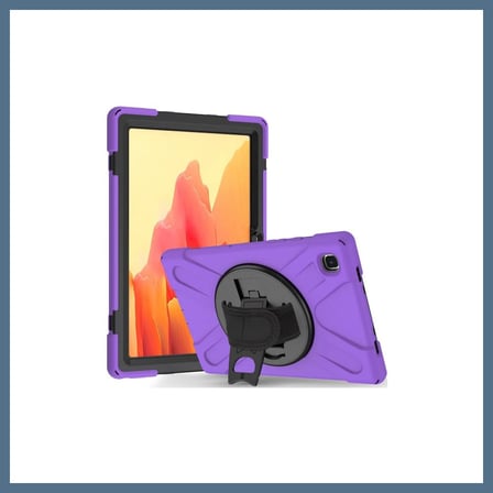 BuradaBulabilirsin Samsung Galaxy T500 Tab A7 10.4 Kılıf Amazing Tablet Kapak - Mor BBZ