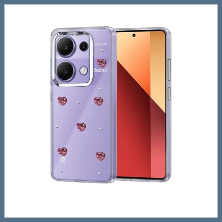 BuradaBulabilirsin Redmi Note 13 Pro 4G Uyumlu Fiyonk Desenli Kapak - Desen 7 BBZ