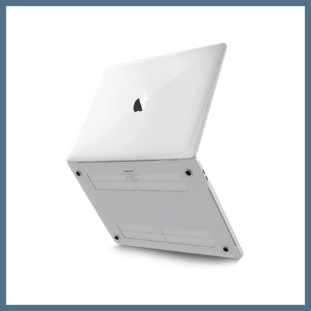 BuradaBulabilirsin Macbook Pro 13 2020 Macbook Buzlu Kapak - Şeffaf BBZ