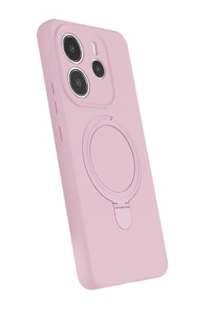 BuradaBulabilirsin Redmi Note 14 4G Uyumlu Regal Magsafe Standlı Kapak - Açık Pembe BBZ