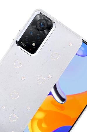 BuradaBulabilirsin Redmi Note 11 Pro Uyumlu Fiyonk Desenli Kapak - Desen 10 BBZ