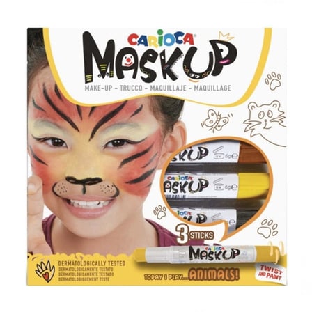 BuradaBulabilirsin Mask Up Yüz Boyası 3 Renk Animals BBZ