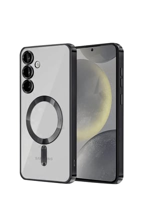 Northcity Galaxy S23 İle Uyumlu Kılıf Kross Magnetice Kapak - Siyah