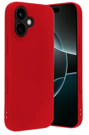 Northcity iPhone 17 ile Uyumlu First Silikon Kılıf - Kırmızı, Şık ve Maksimum Koruma