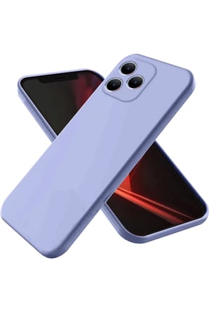 Northcity Realme Note 50 ile Uyumlu First Serisi Silikon Kılıf Lila - Ultra İnce Darbe Emici Koruma
