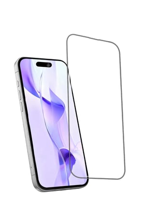 Northcity iPhone 17 Pro Max ile Uyumlu 5in1 3D Magic Cam Ekran Koruyucu - Siyah | Parmak İzi Önleyici, 5D Tam Kaplama, Yansıma Önleyici