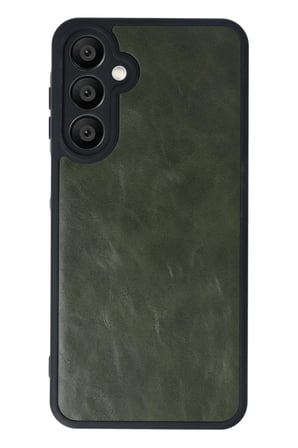 Northcity Galaxy A16 5G ile Uyumlu Aras Deri Kapak Kılıf - Koyu Yeşil | Premium Koruma