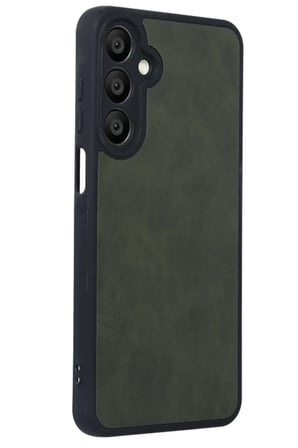 Northcity Galaxy A16 5G ile Uyumlu Aras Deri Kapak Kılıf - Koyu Yeşil | Premium Koruma