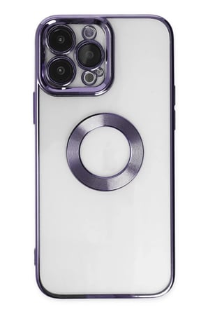 Northcity iPhone 14 Pro ile Uyumlu Slot Silikon Kılıf Mor - Düşmeye Karşı Darbe Korumalı ve Kaymaz Tasarım