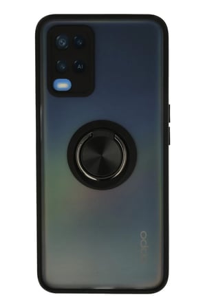 Northcity Montreal Yüzüklü Silikon Kılıf Samsung Galaxy A54 4G ile Uyumlu - Siyah