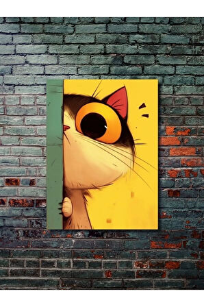 Sevimli Kedi, Hayvanlar Alemi Posteri, Özel Tasarım Kağıt Poster, Duvar Sanatı