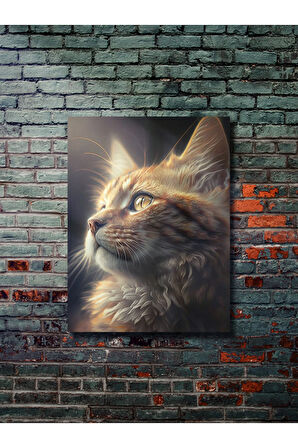 Kedi Teması, Özel Tasarım Kağıt Poster, Duvar Sanatı