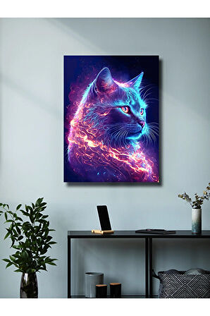 Kedi Teması, Özel Tasarım Kağıt Poster, Duvar Sanatı